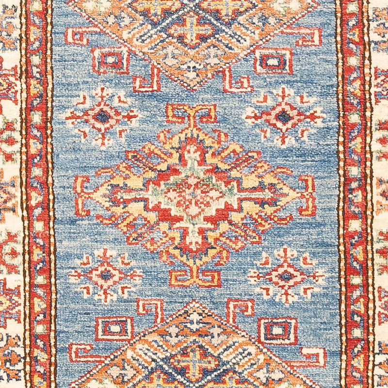 Runner Ziegler Rug - Kazak - 186 x 58 cm - light blue