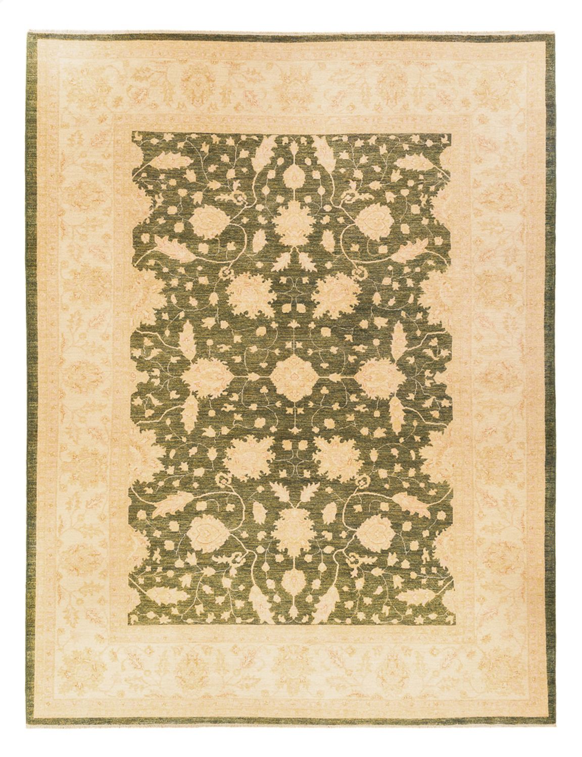 Ziegler Rug - 404 x 307 cm - olive green