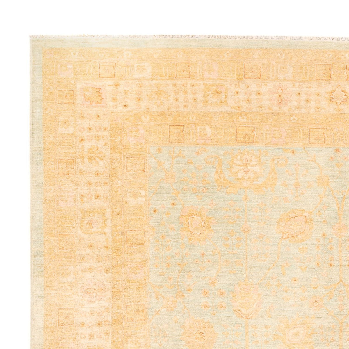 Ziegler Rug - 394 x 309 cm - light blue