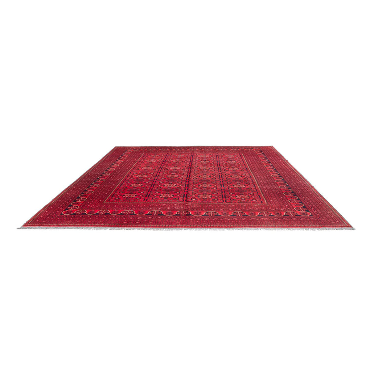 Afghan Rug - Kunduz - 366 x 297 cm - red