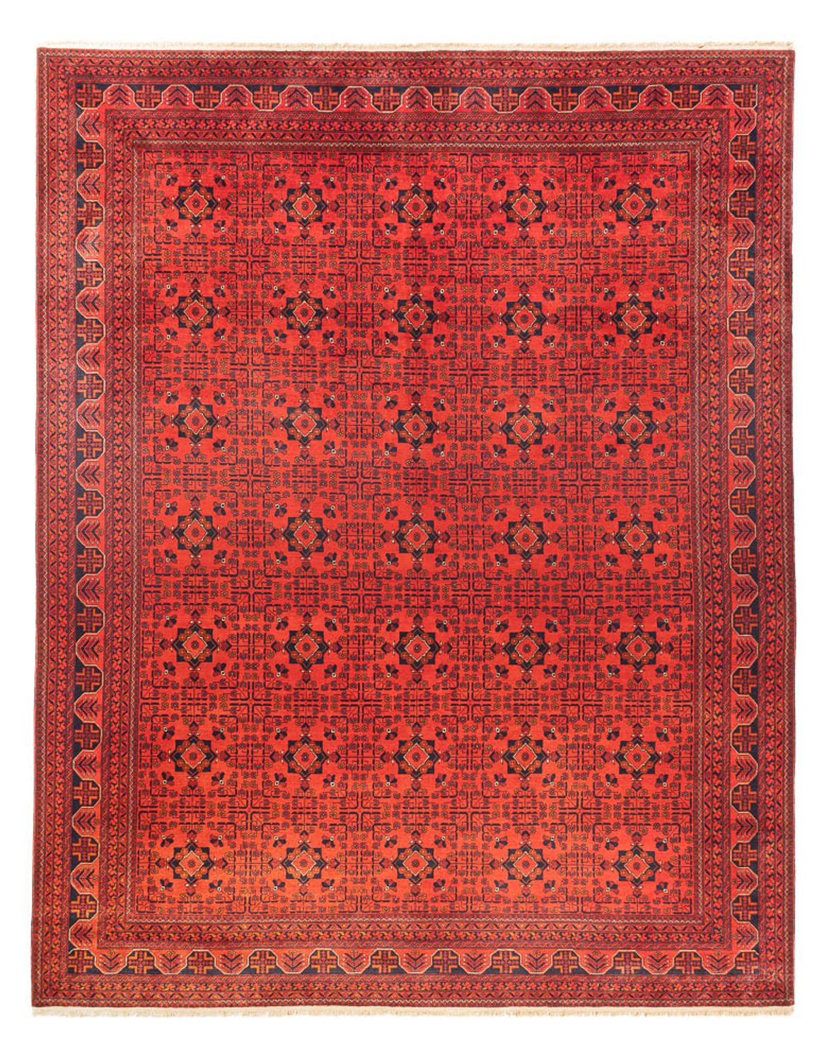 Afghan Rug - Kunduz - 394 x 299 cm - red