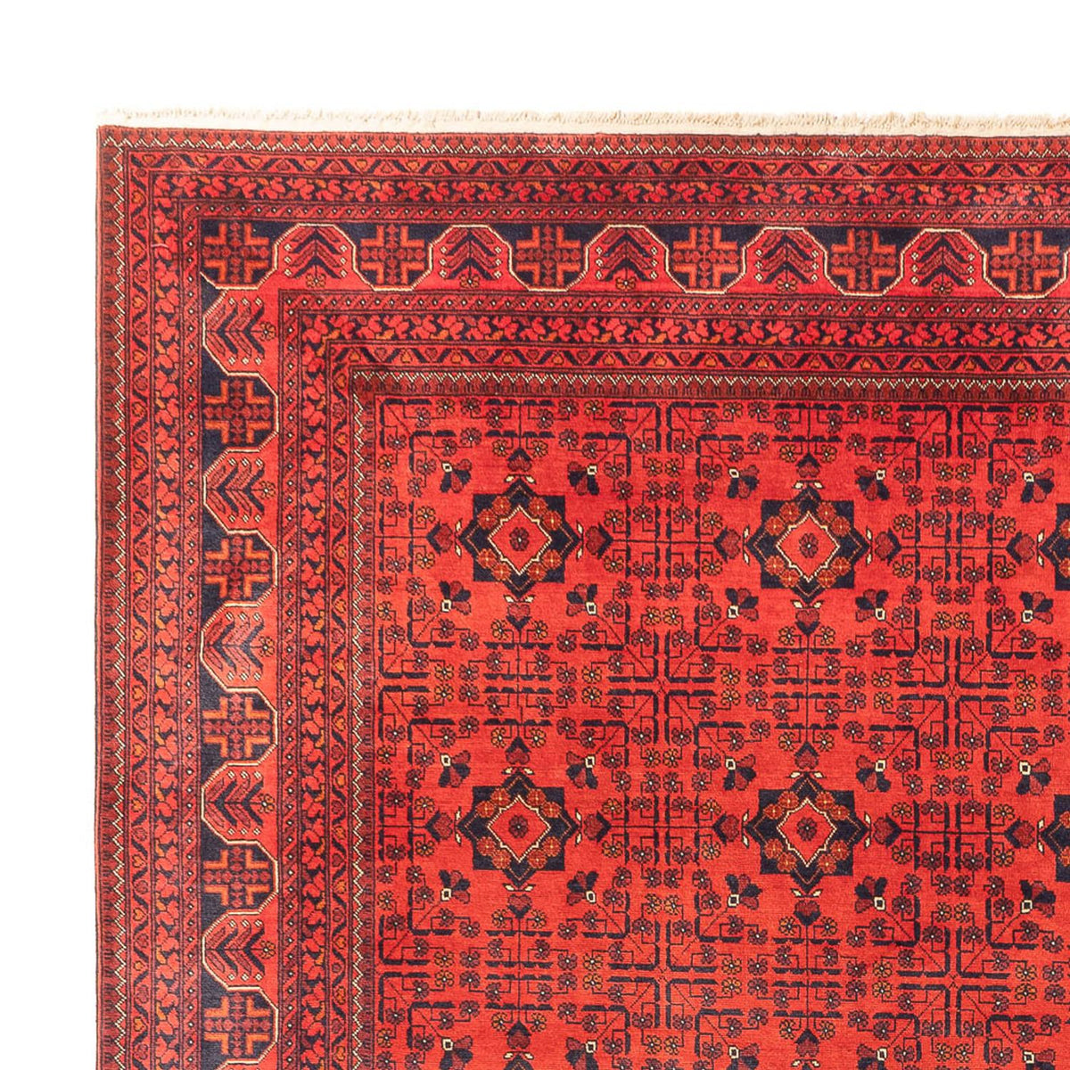 Afghan Rug - Kunduz - 394 x 299 cm - red