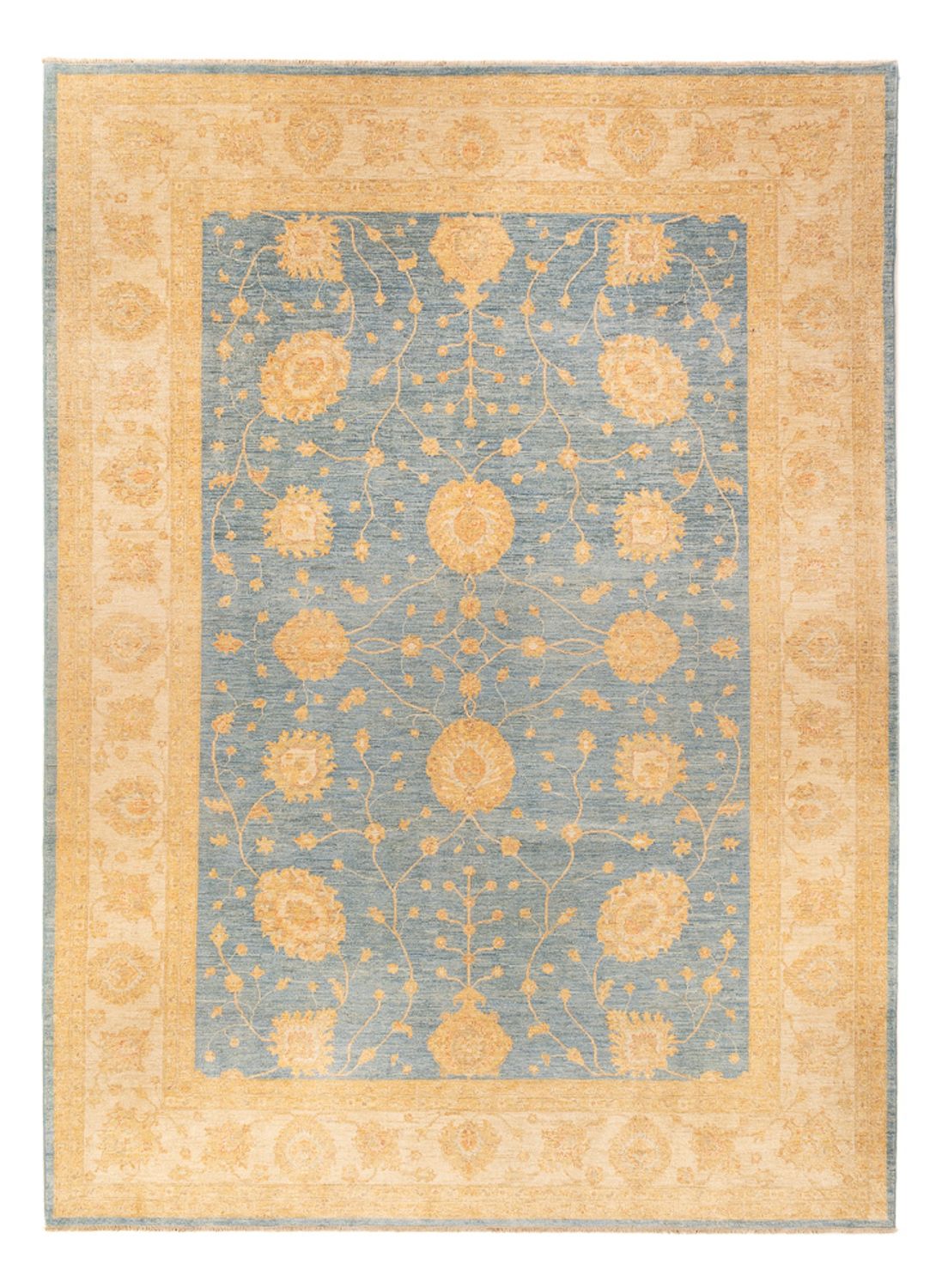 Ziegler Rug - 369 x 273 cm - sea blue