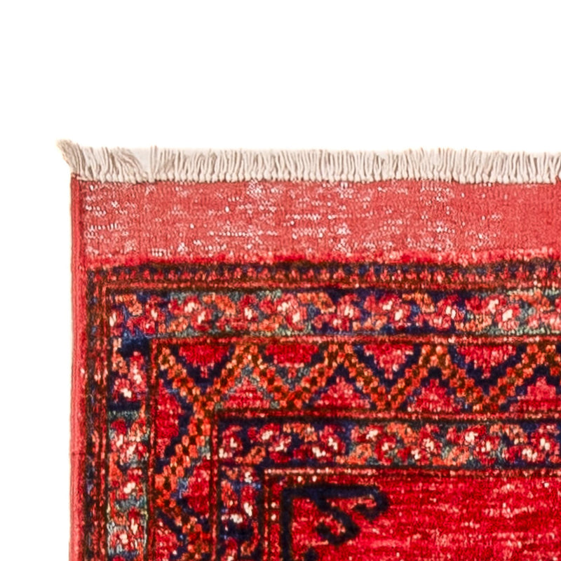 Runner Afghan Rug - 395 x 75 cm - red