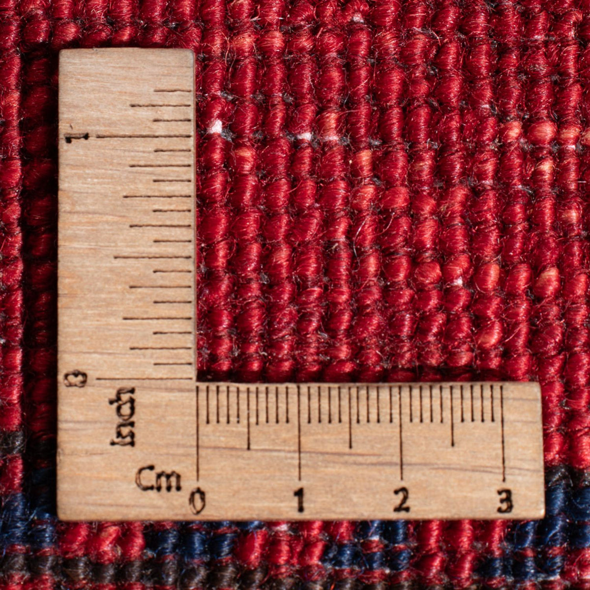 Runner Afghan Rug - 395 x 76 cm - red