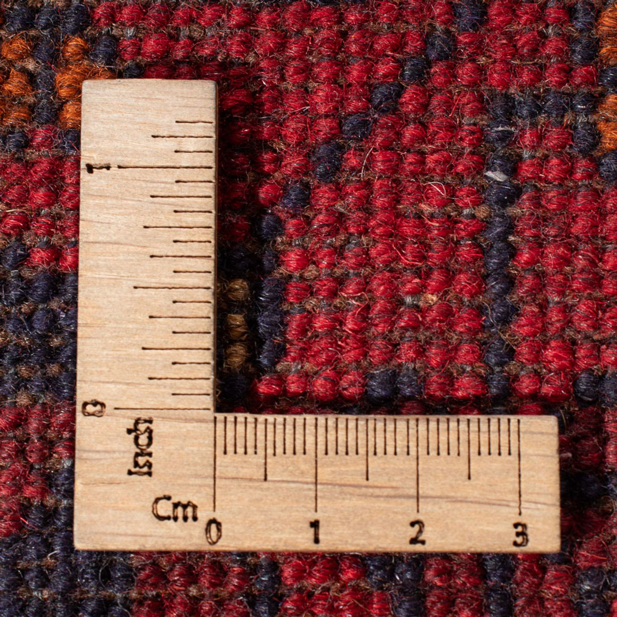 Runner Afghan Rug - Kunduz - 395 x 80 cm - red