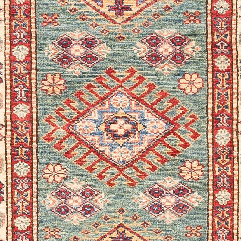 Runner Ziegler Rug - Kazak - 294 x 84 cm - turquoise
