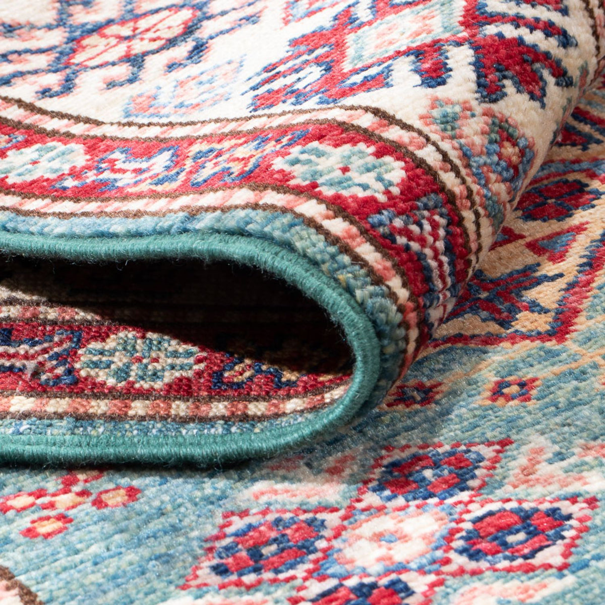 Runner Ziegler Rug - Kazak - 294 x 84 cm - turquoise