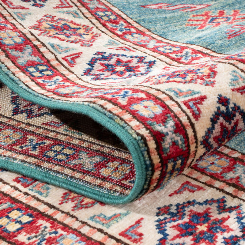 Runner Ziegler Rug - Kazak - 303 x 80 cm - turquoise