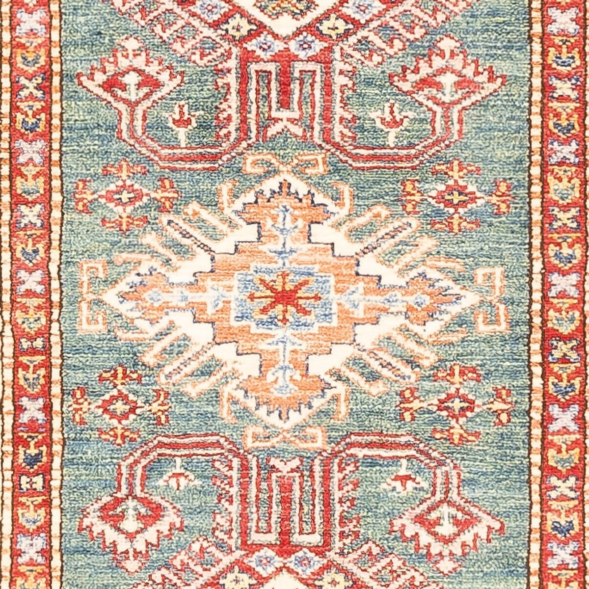 Runner Ziegler Rug - Kazak - 298 x 79 cm - green
