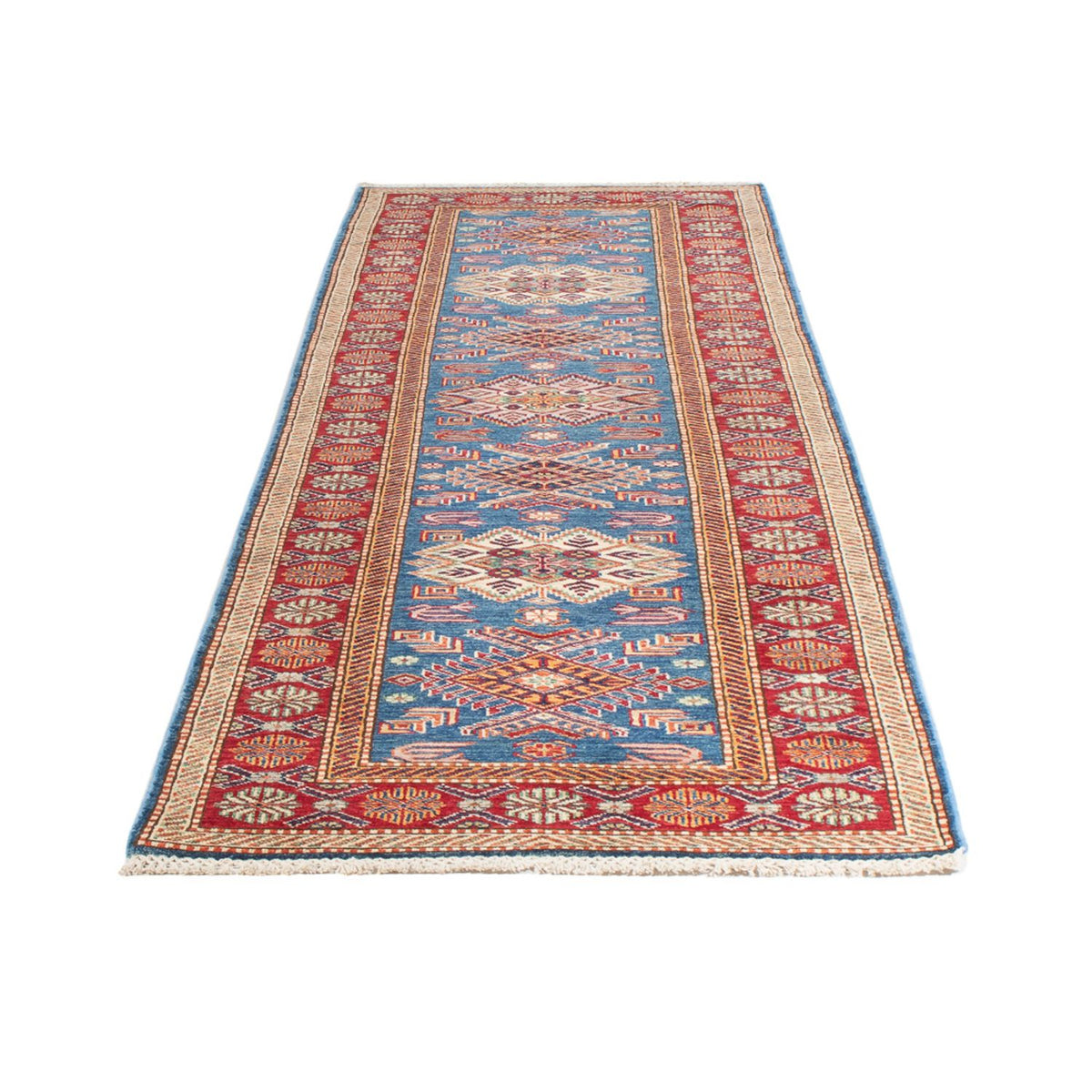 Runner Ziegler Rug - Kazak - 302 x 80 cm - blue