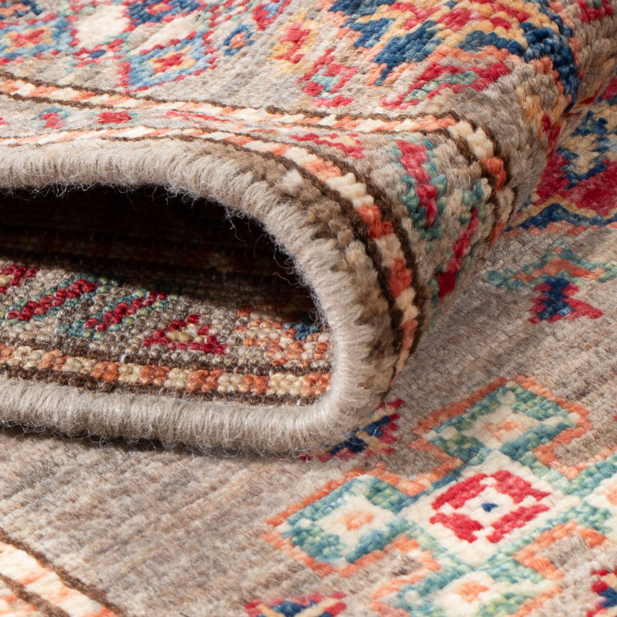 Runner Ziegler Rug - Kazak - 297 x 79 cm - dark beige