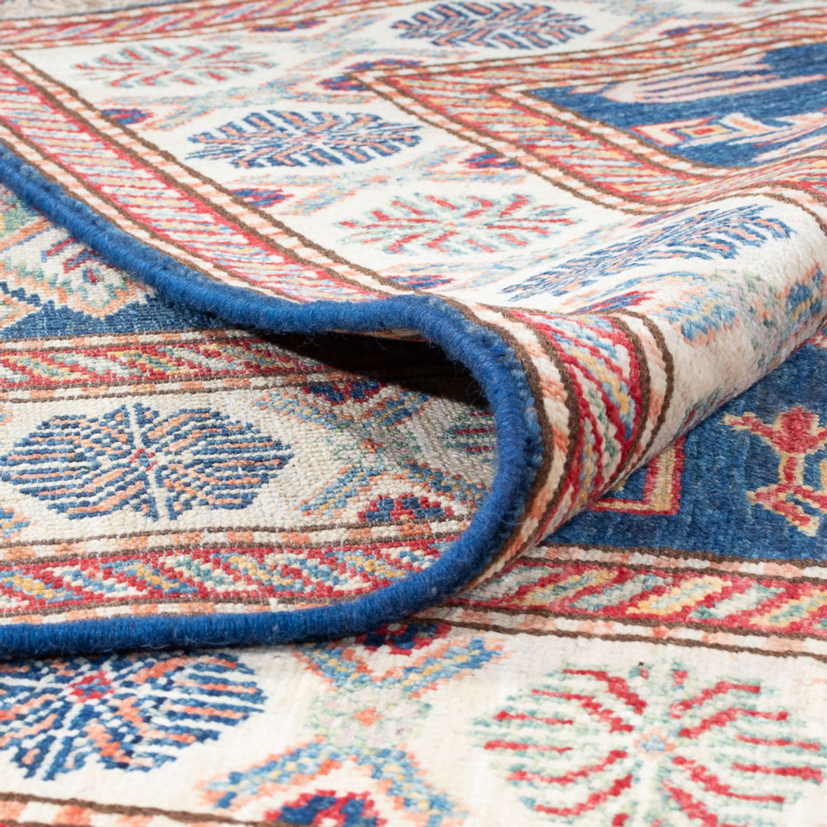 Runner Ziegler Rug - Kazak - 302 x 84 cm - blue