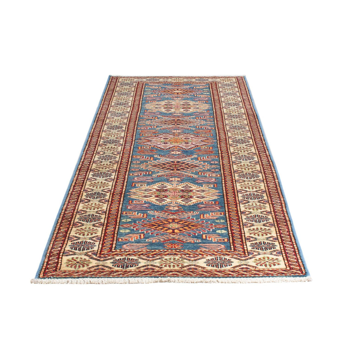 Runner Ziegler Rug - Kazak - 294 x 83 cm - blue