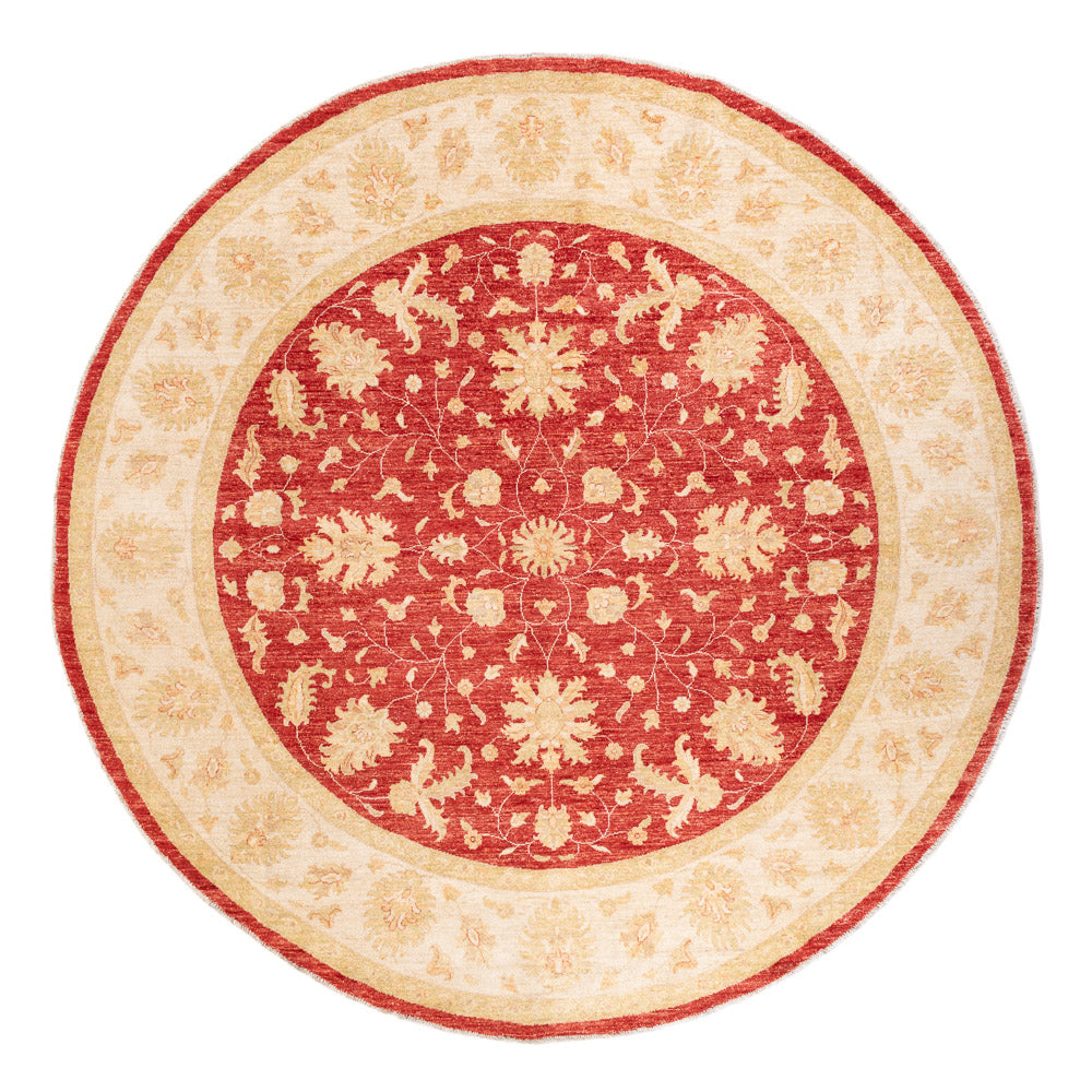 Ziegler Rug round  - 247 x 247 cm - red