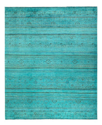 Ziegler Rug - Modern - Vintage/Overdyed - 248 x 202 cm - turquoise