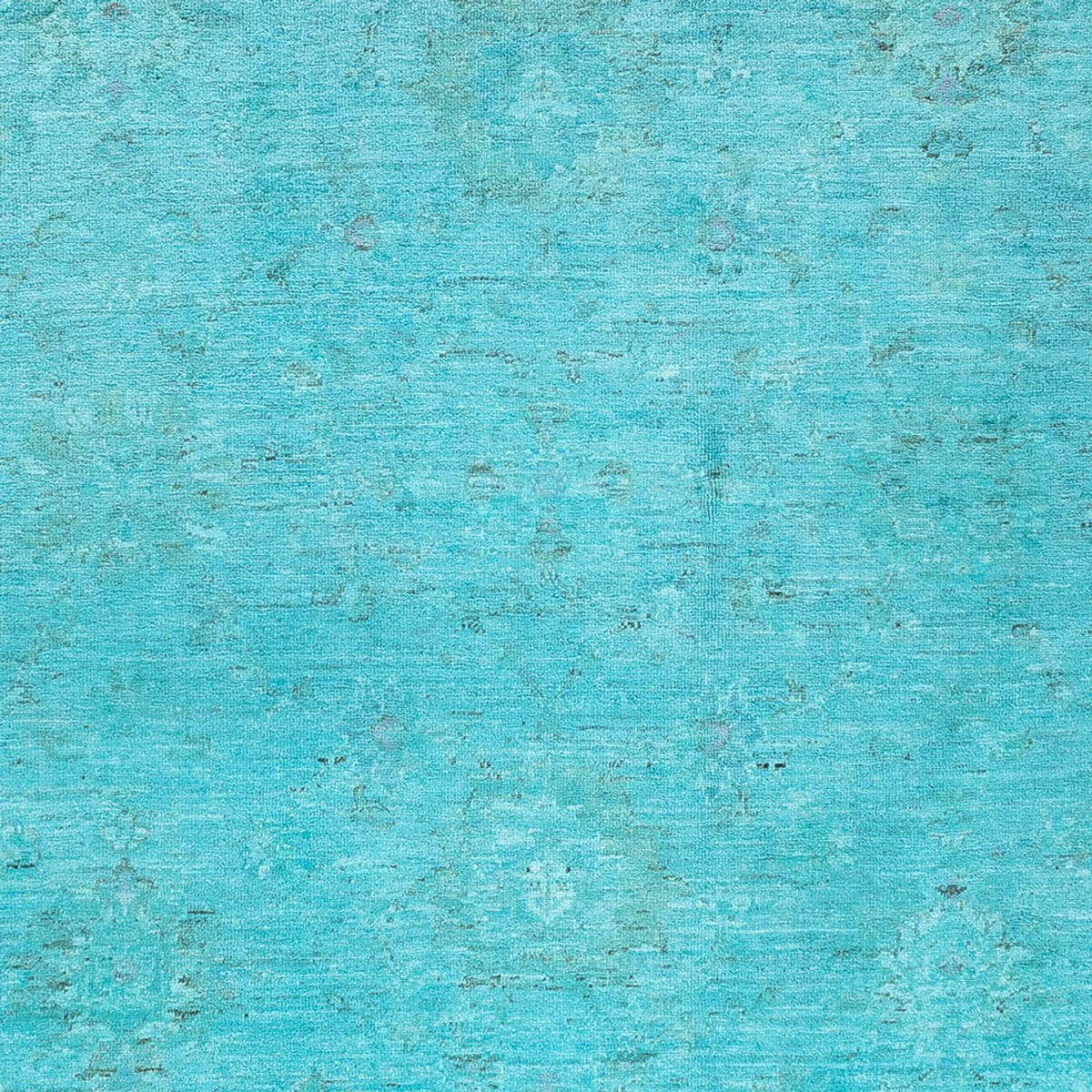Ziegler Rug - Modern - Vintage/Overdyed - 249 x 171 cm - turquoise