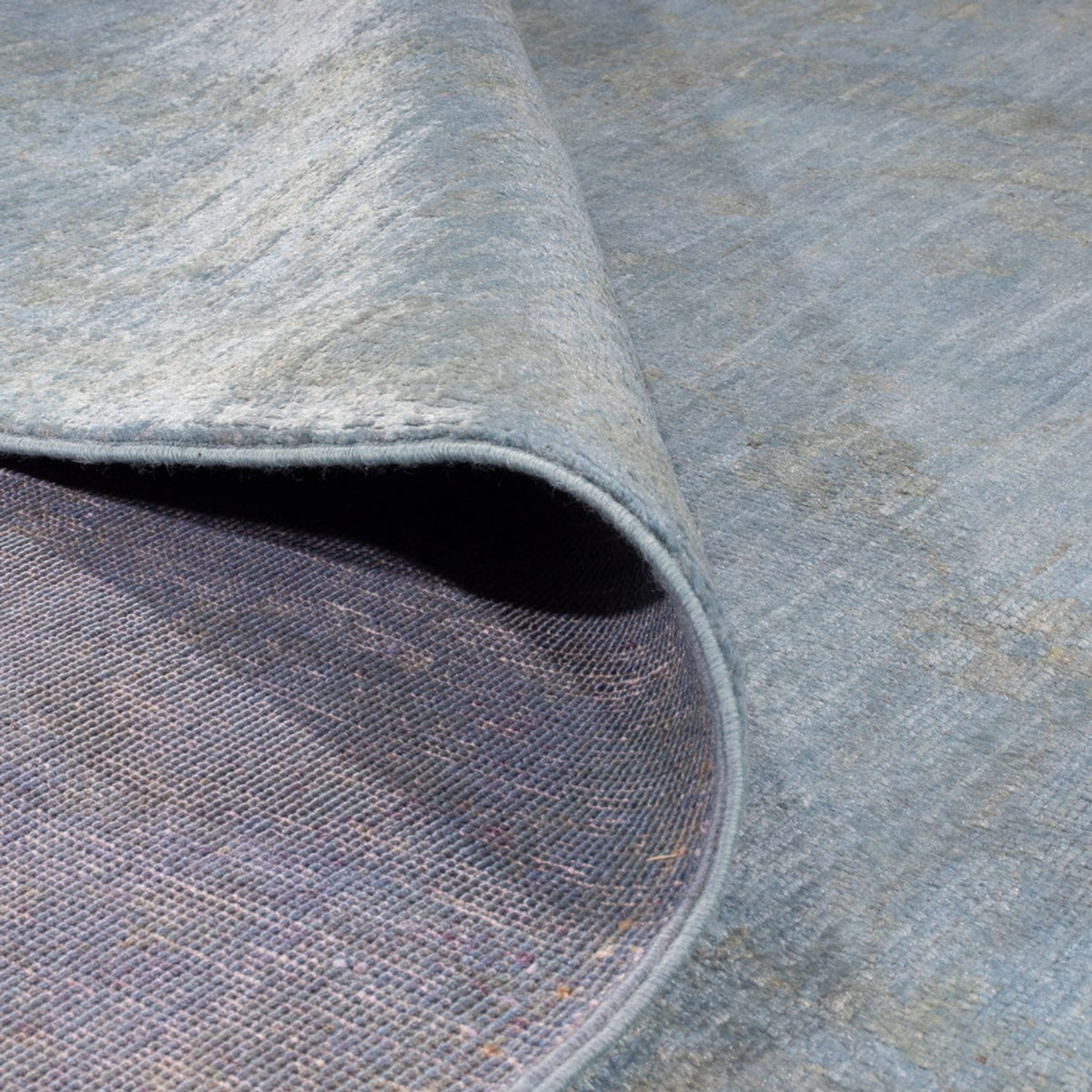 Ziegler Rug - Modern - Vintage/Overdyed - 231 x 169 cm - sea blue