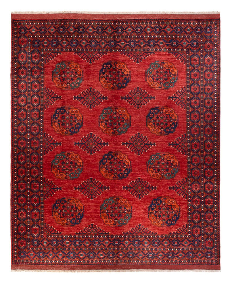 Afghan Rug - 298 x 256 cm - red