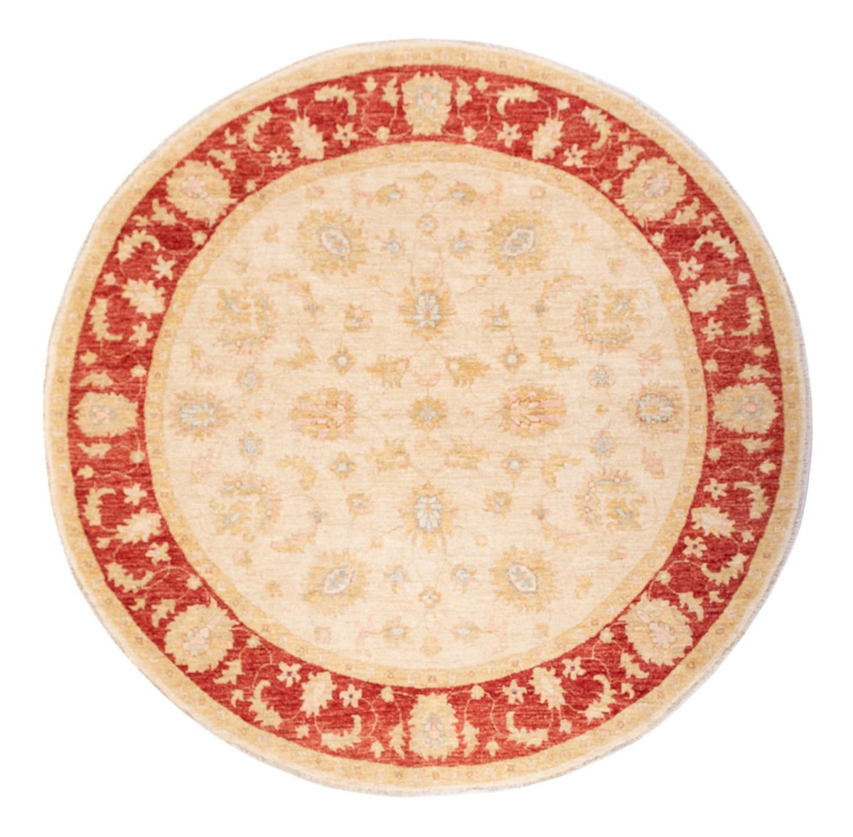 Ziegler Rug round  - 201 x 198 cm - beige