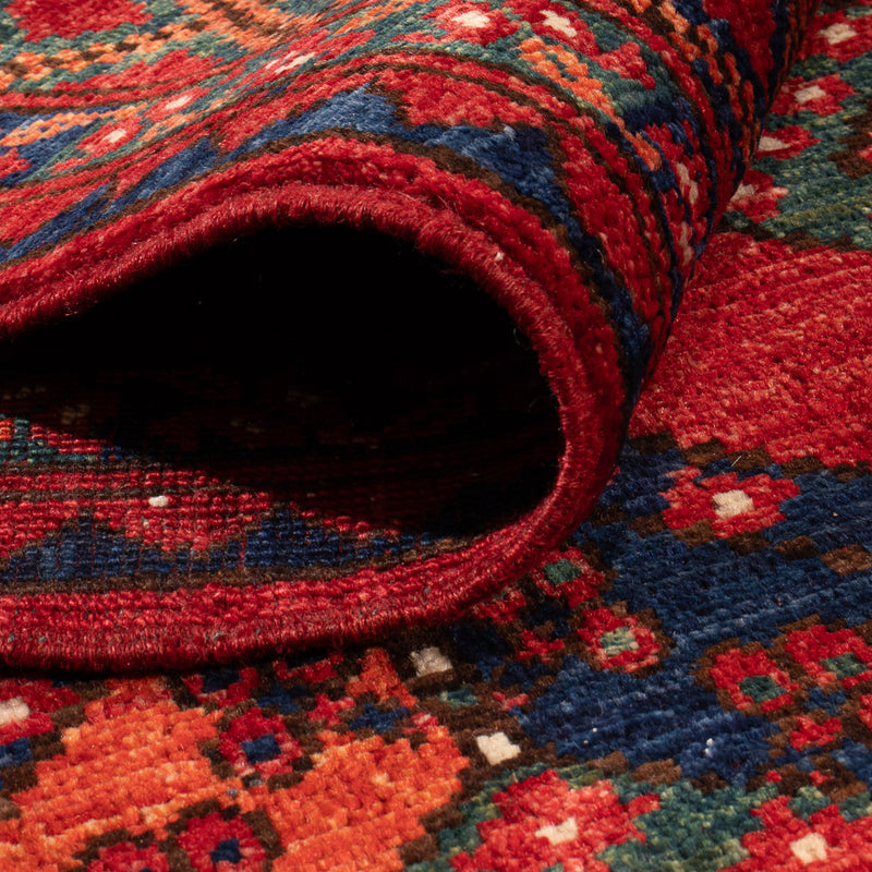 Afghan Rug - Kunduz - 199 x 149 cm - red