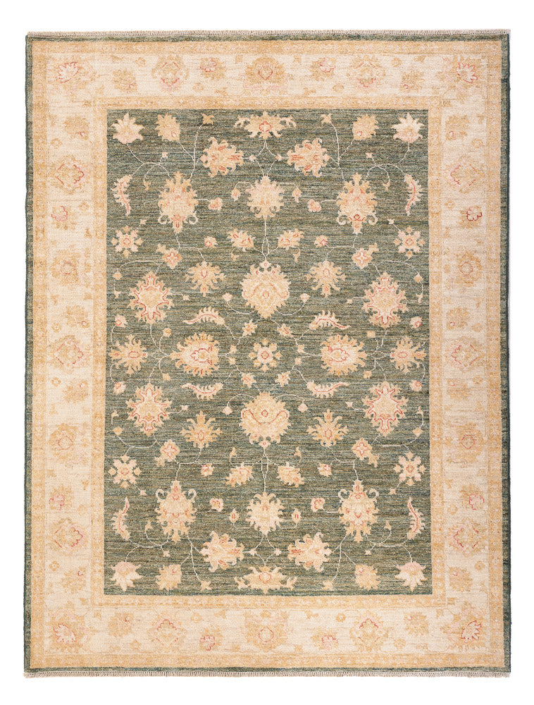 Ziegler Rug - 202 x 155 cm - olive green