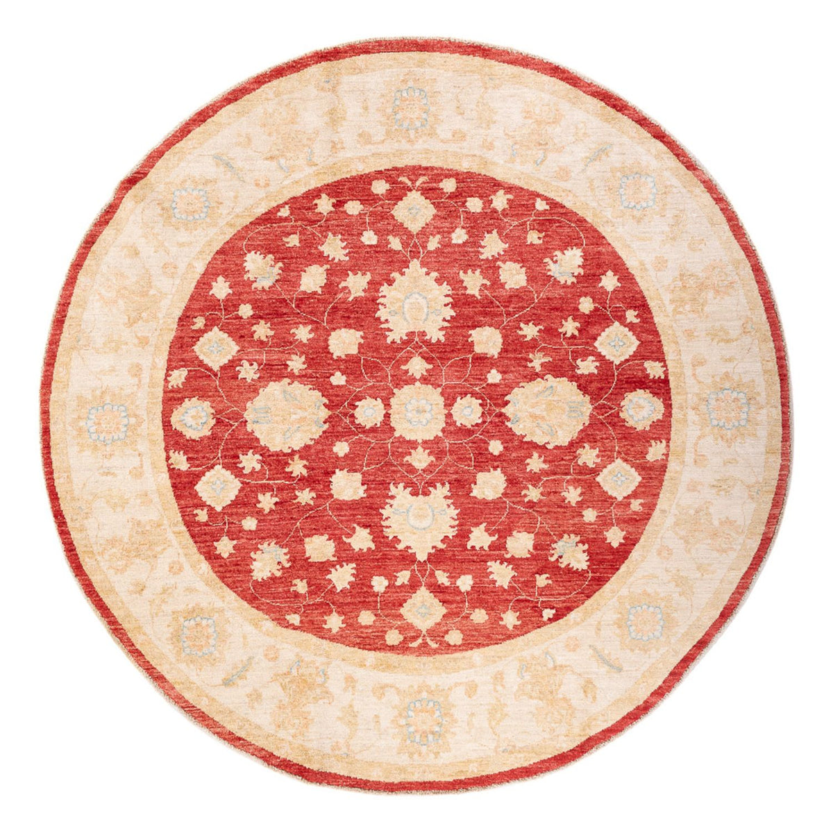 Ziegler Rug round  - 201 x 200 cm - red