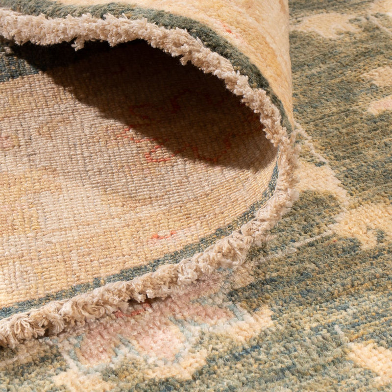 Ziegler Rug round  - 154 x 150 cm - green