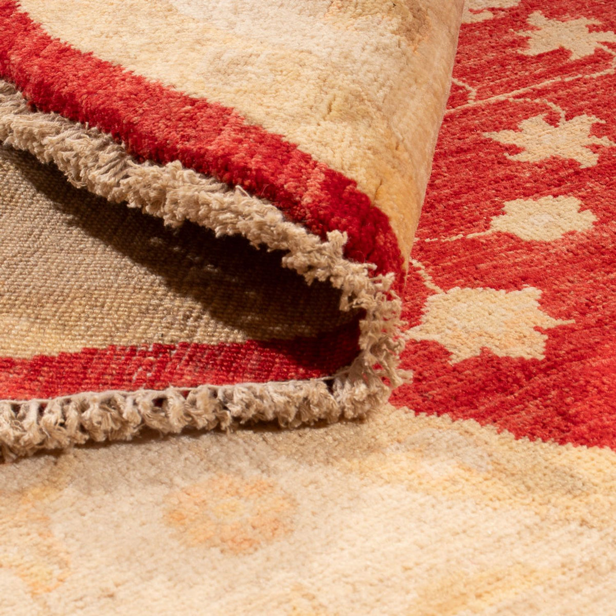 Ziegler Rug round  - 200 x 194 cm - red