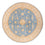 Ziegler Rug round  - 200 x 200 cm - blue