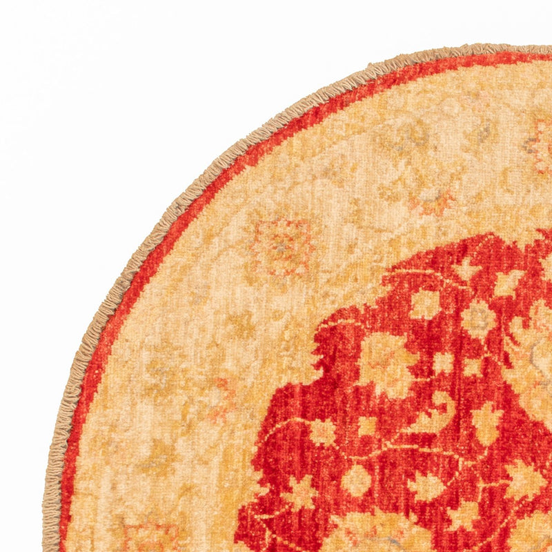 Ziegler Rug round  - 96 x 99 cm - red
