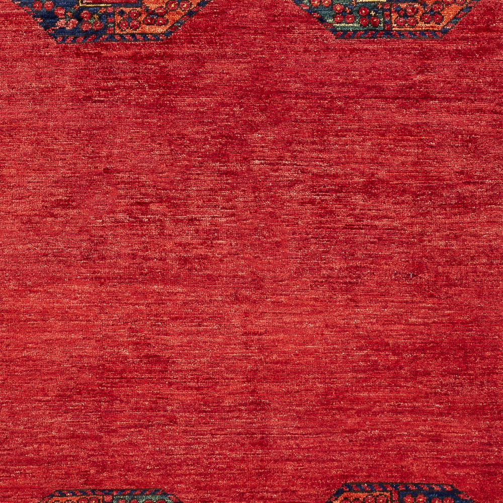 Afghan Rug - Kunduz - 205 x 158 cm - red