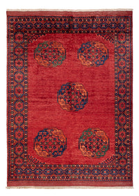 Afghan Rug - Kunduz - 215 x 156 cm - red