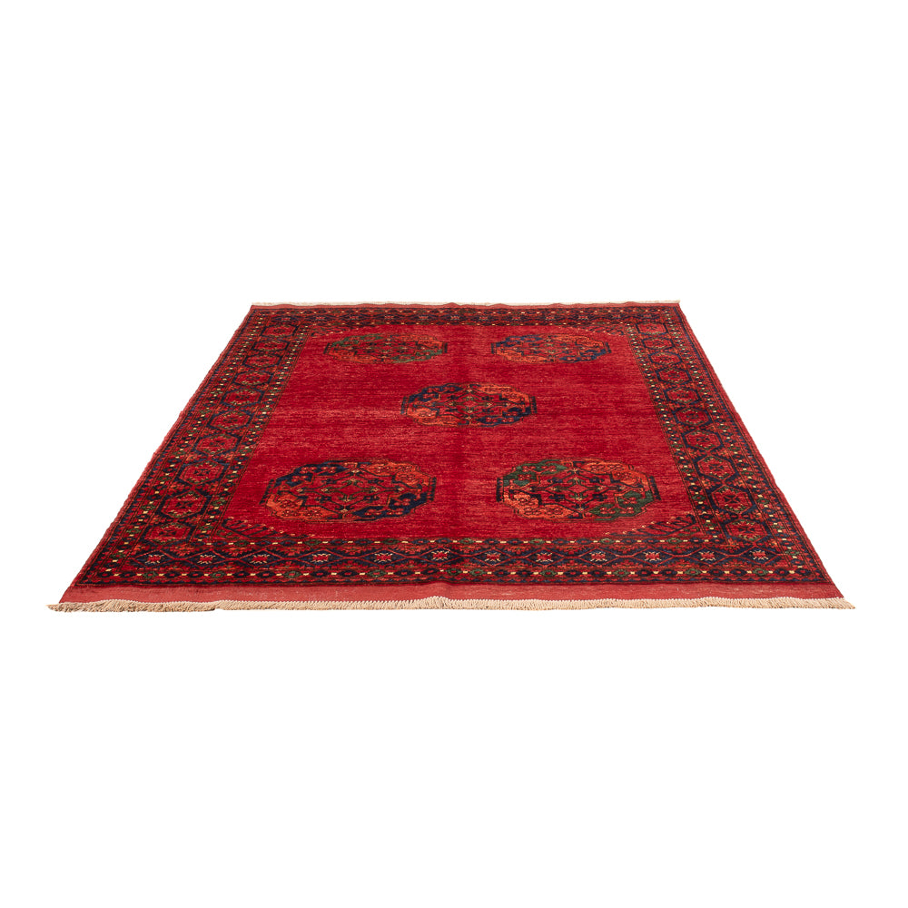 Afghan Rug - Kunduz - 215 x 156 cm - red