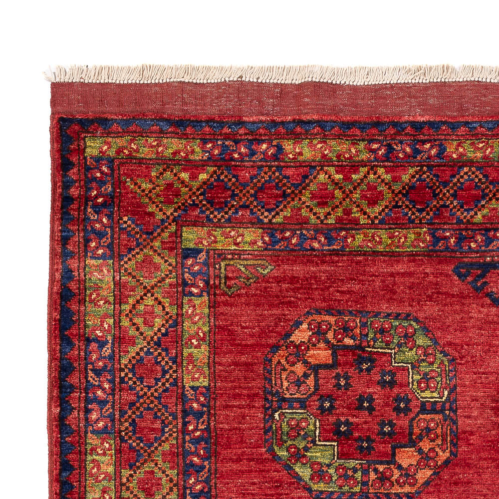 Afghan Rug - Kunduz - 197 x 154 cm - red