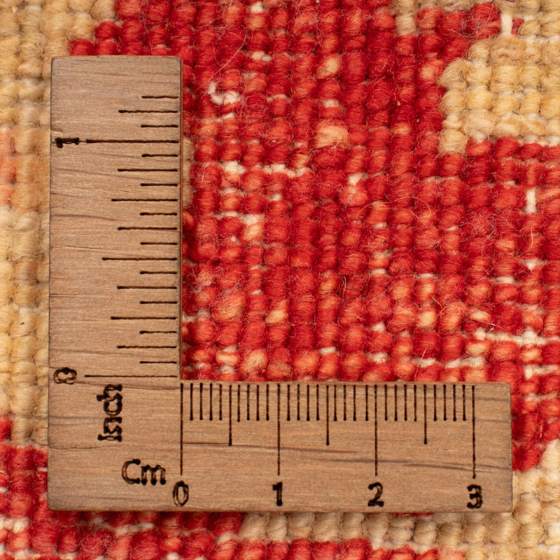 Ziegler Teppich rund  - 99 x 96 cm - rot
