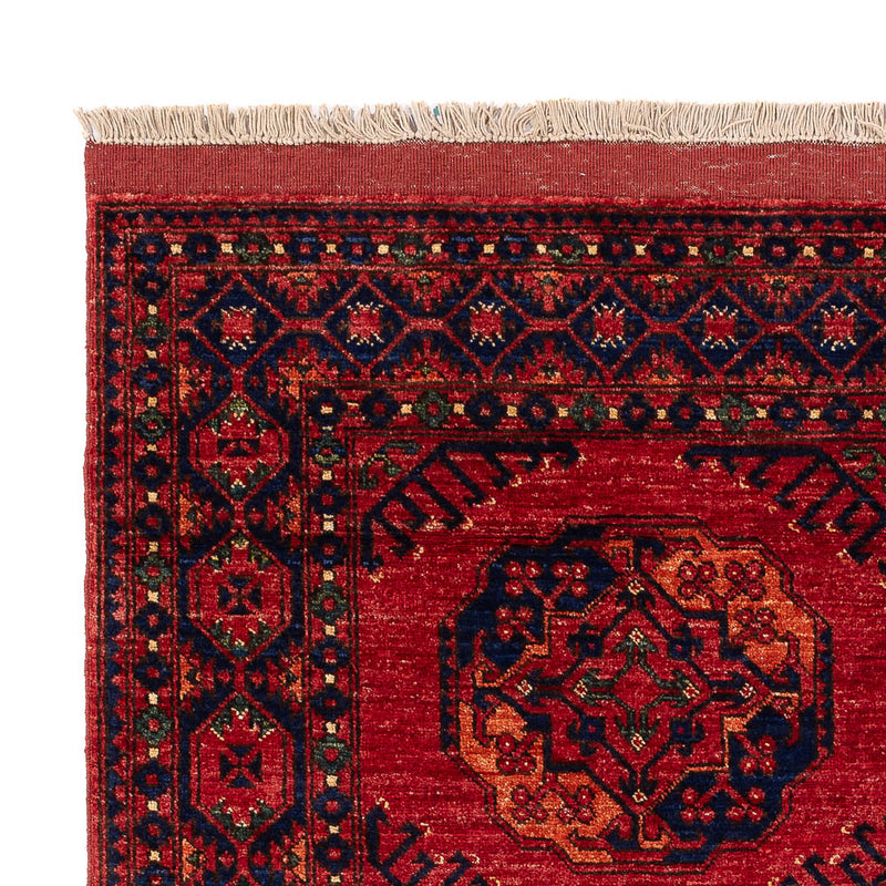 Afghan Rug - Kunduz - 200 x 155 cm - red
