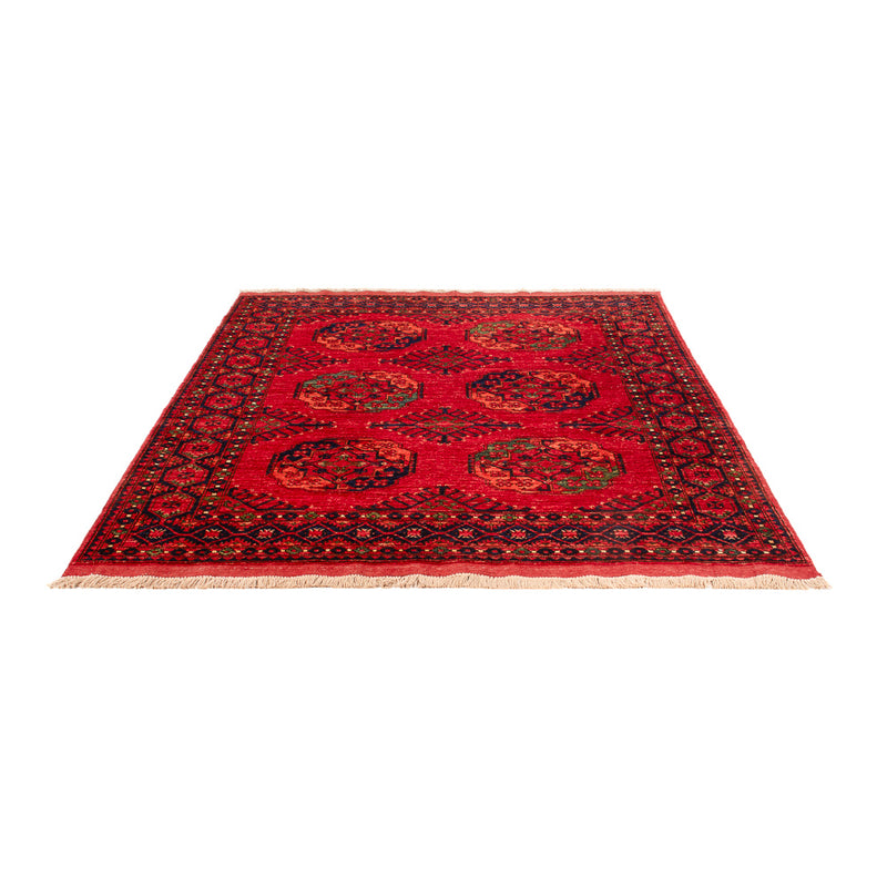 Afghan Rug - Kunduz - 200 x 155 cm - red