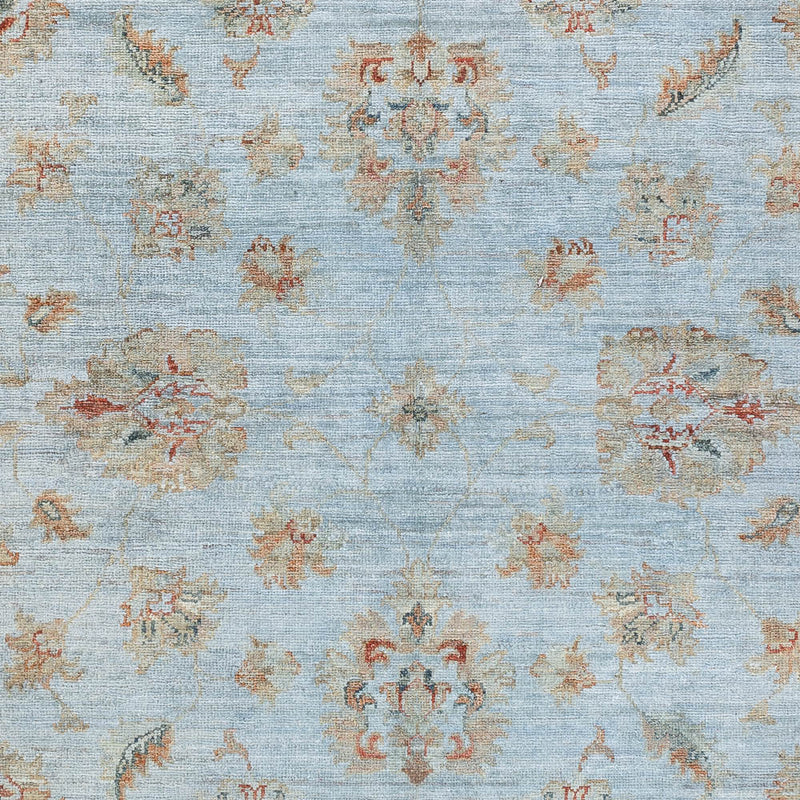 Ziegler Rug - Modern - Vintage/Overdyed - 197 x 148 cm - light blue