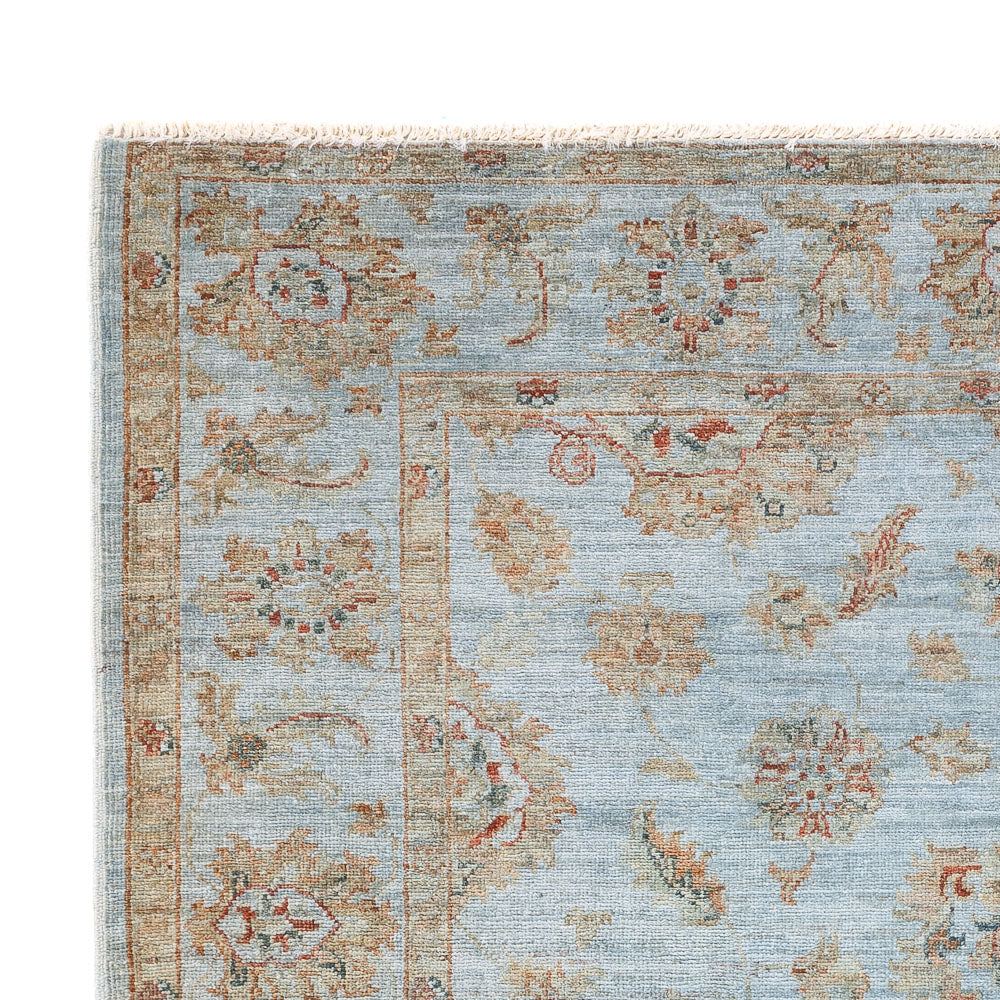 Ziegler Rug - Modern - Vintage/Overdyed - 197 x 148 cm - light blue