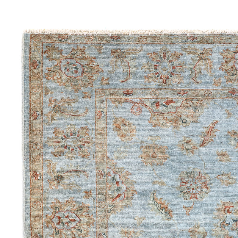 Ziegler Rug - Modern - Vintage/Overdyed - 197 x 148 cm - light blue