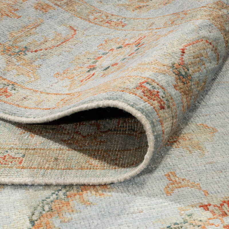 Ziegler Rug - Modern - Vintage/Overdyed - 197 x 148 cm - light blue