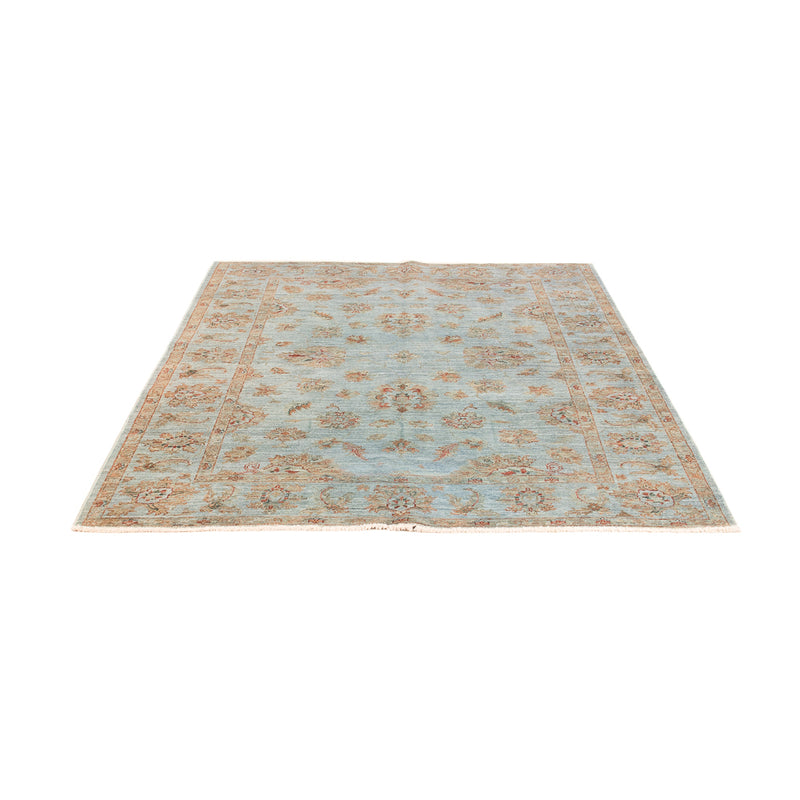Ziegler Rug - Modern - Vintage/Overdyed - 197 x 148 cm - light blue