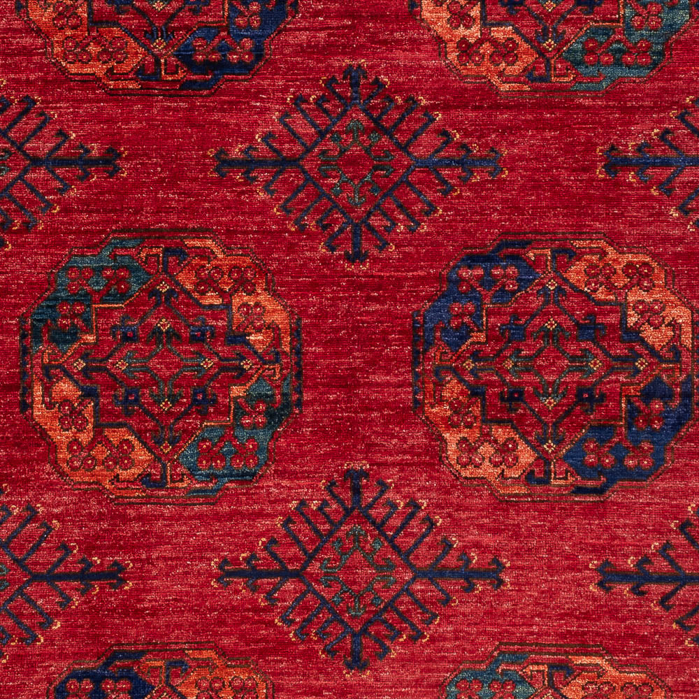 Afghan Rug - Kunduz - 205 x 153 cm - red
