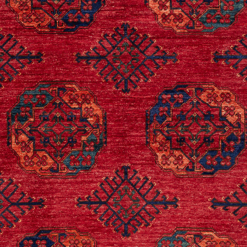 Afghan Rug - Kunduz - 205 x 153 cm - red