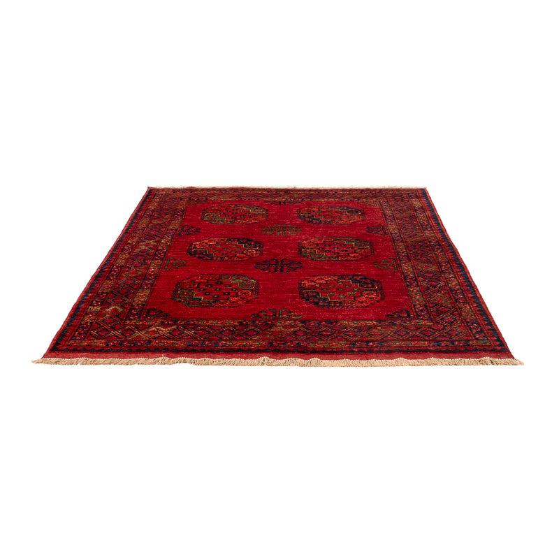 Afghan Rug - Kunduz - 194 x 156 cm - red