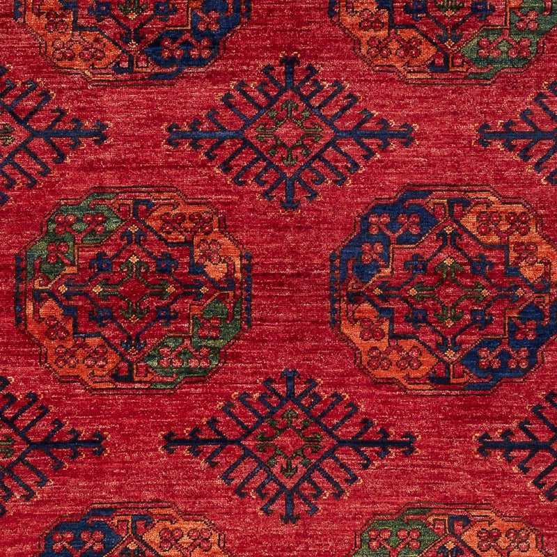 Afghan Rug - Kunduz - 204 x 151 cm - red