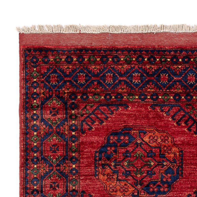 Afghan Rug - Kunduz - 204 x 151 cm - red
