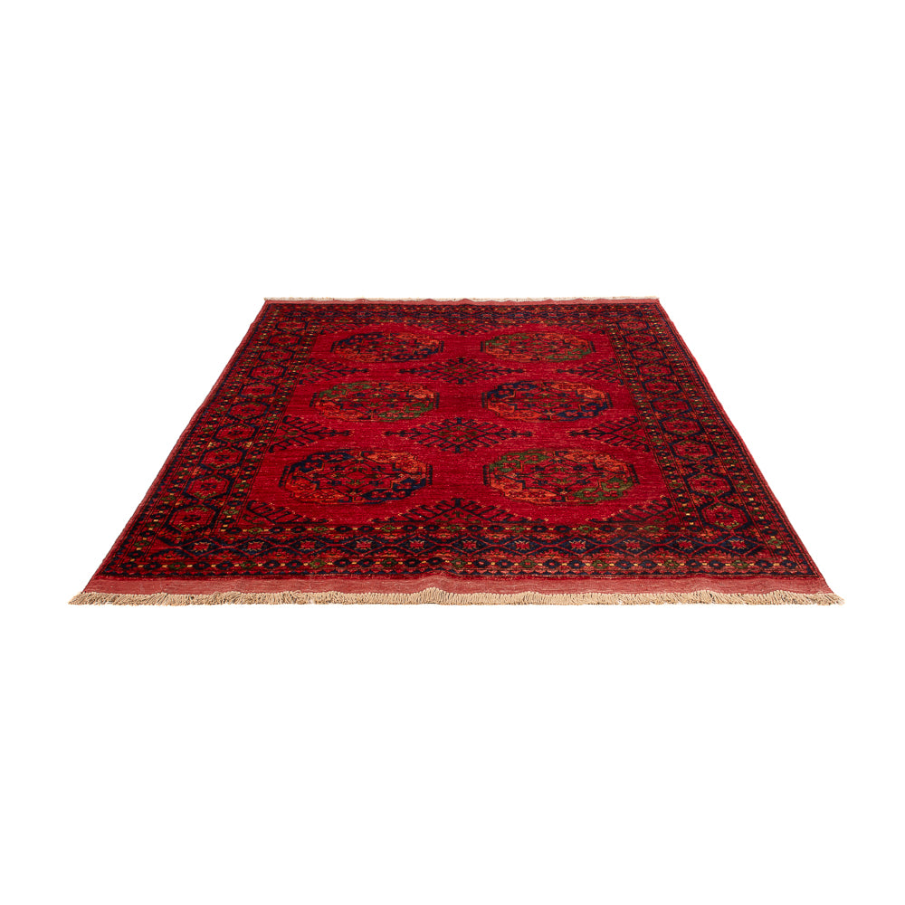Afghan Rug - Kunduz - 204 x 151 cm - red