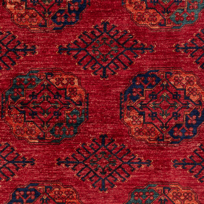 Afghan Rug - Kunduz - 200 x 155 cm - red